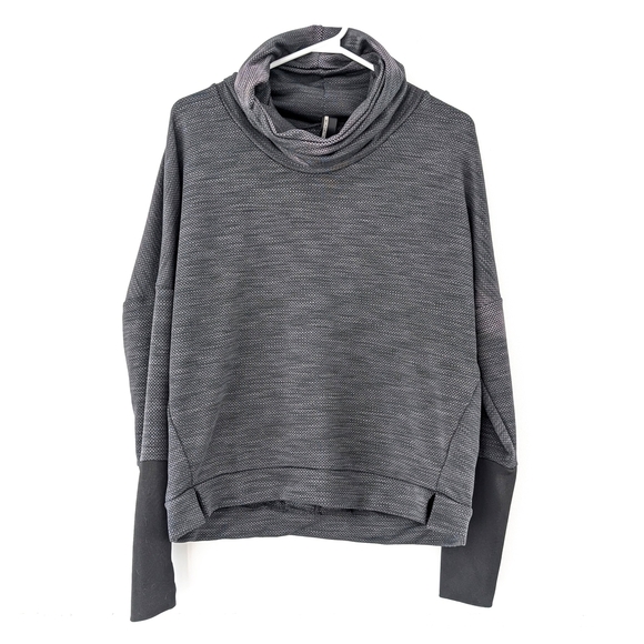 Mondetta Sweaters - 2/15$ Mondetta Cowl Neck Pullover Womens Athleisure Top Stretch Cozy Gray~ Small